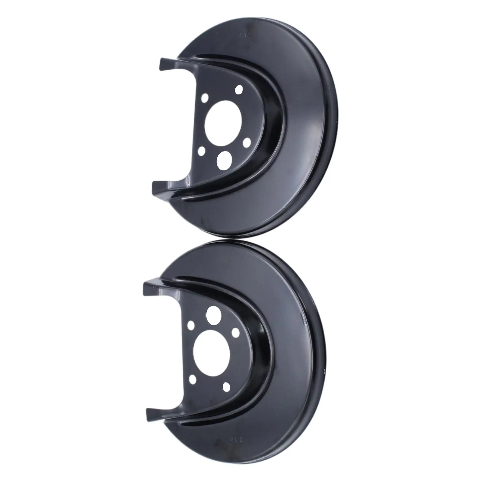 Set of 2 Brake Backing Plates Black Anchor Cover Splash Plates Fits for Audi Cars Brake Disc 1J0615611D for Seat Cars Rear Disc