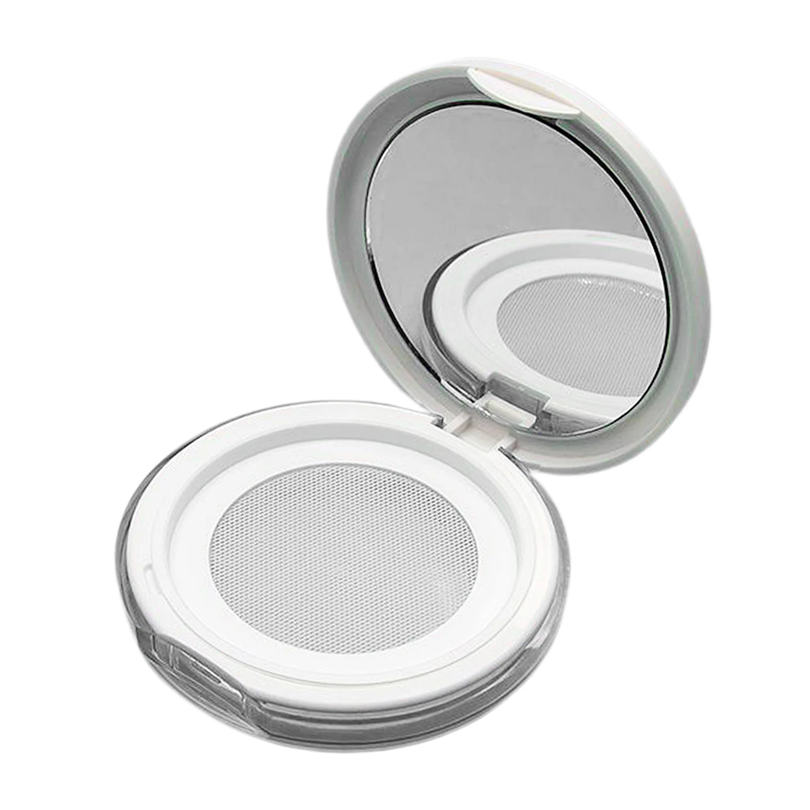3 ml 0.1 oz Reusable Loose Powder Container Makeup Powder Case with Mirror