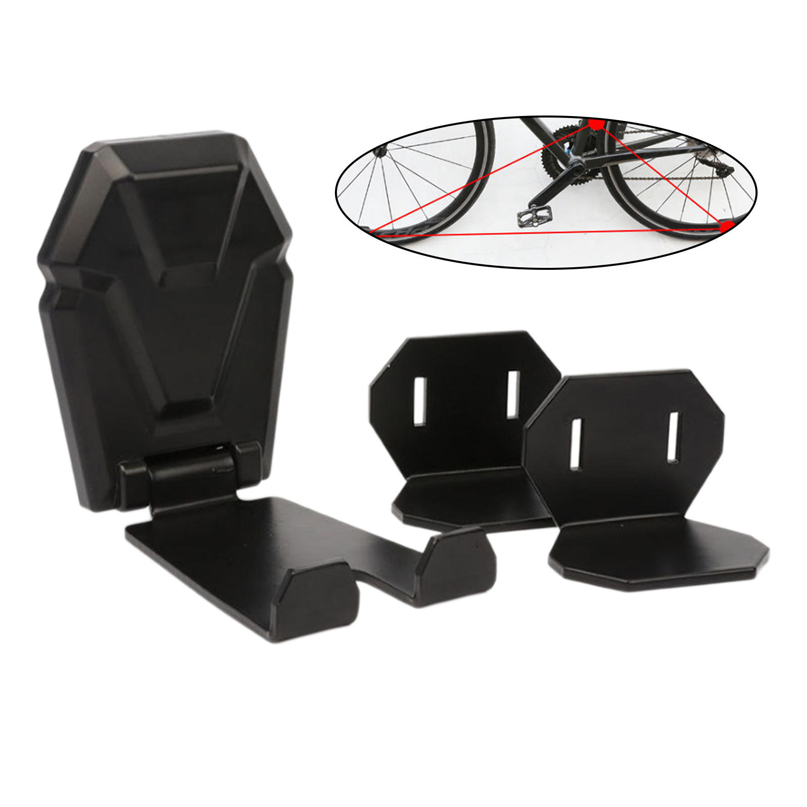  Display Rack Horizontal Aluminum Alloy Bike Storage Hook for Indoor