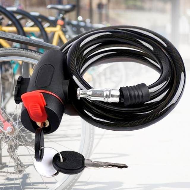 Flexible Bicycle Lock Wear resistant Bike Lock Anti theft Cable Lock Metal Sturdy Quick Unlock Security Lock Bike Cable Lock AliExpress