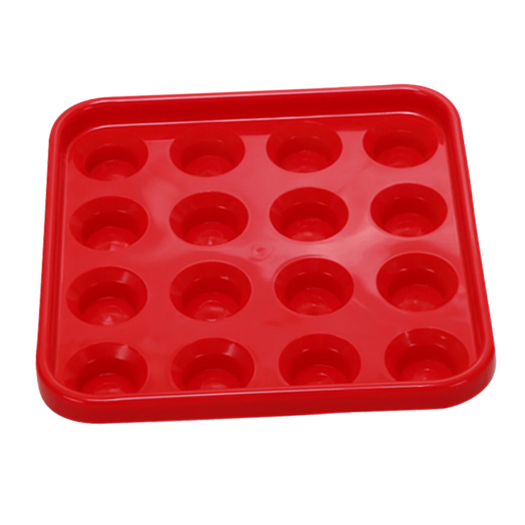 Ball Tray for 16 Pool & Snooker Table Balls - 5 Colors for Choice