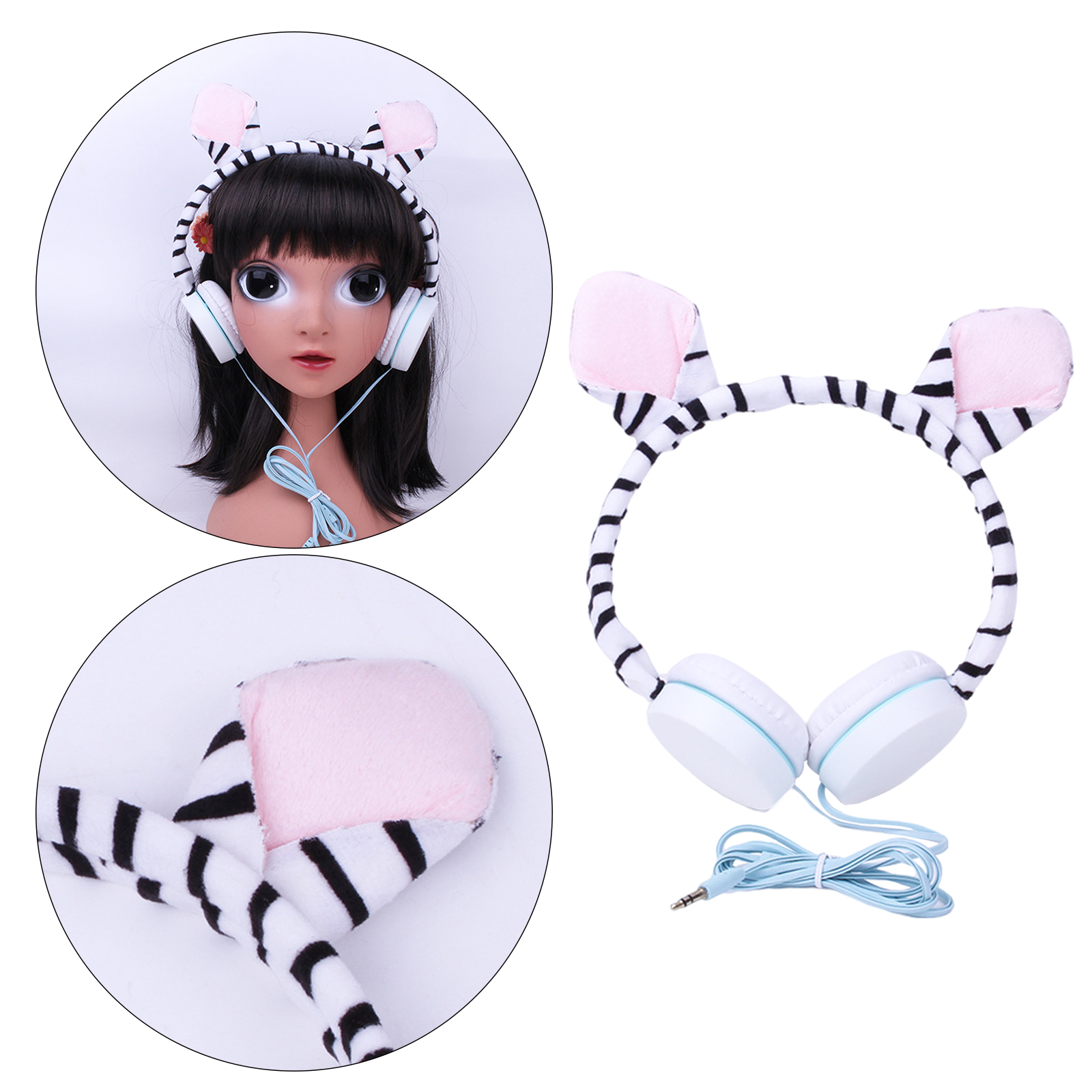 Kids Headphones Over-Ear Wired Headphones for Boys Girls Chidren Teenagers School Tablet TV  Free Cute Design