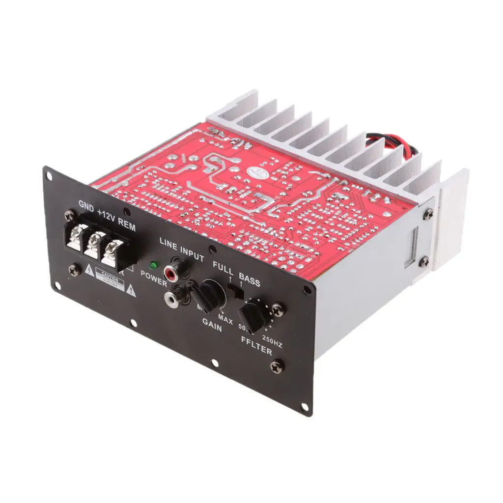 Universal 12V Car Audio Amplifier Subwoofer Module Gain Filter Switch