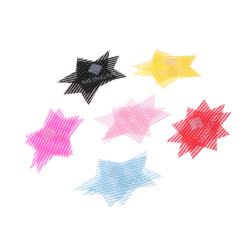 6Pairs Colorful  Bang Hair Pad Hair Fringe Care Tool Makeup Accessories