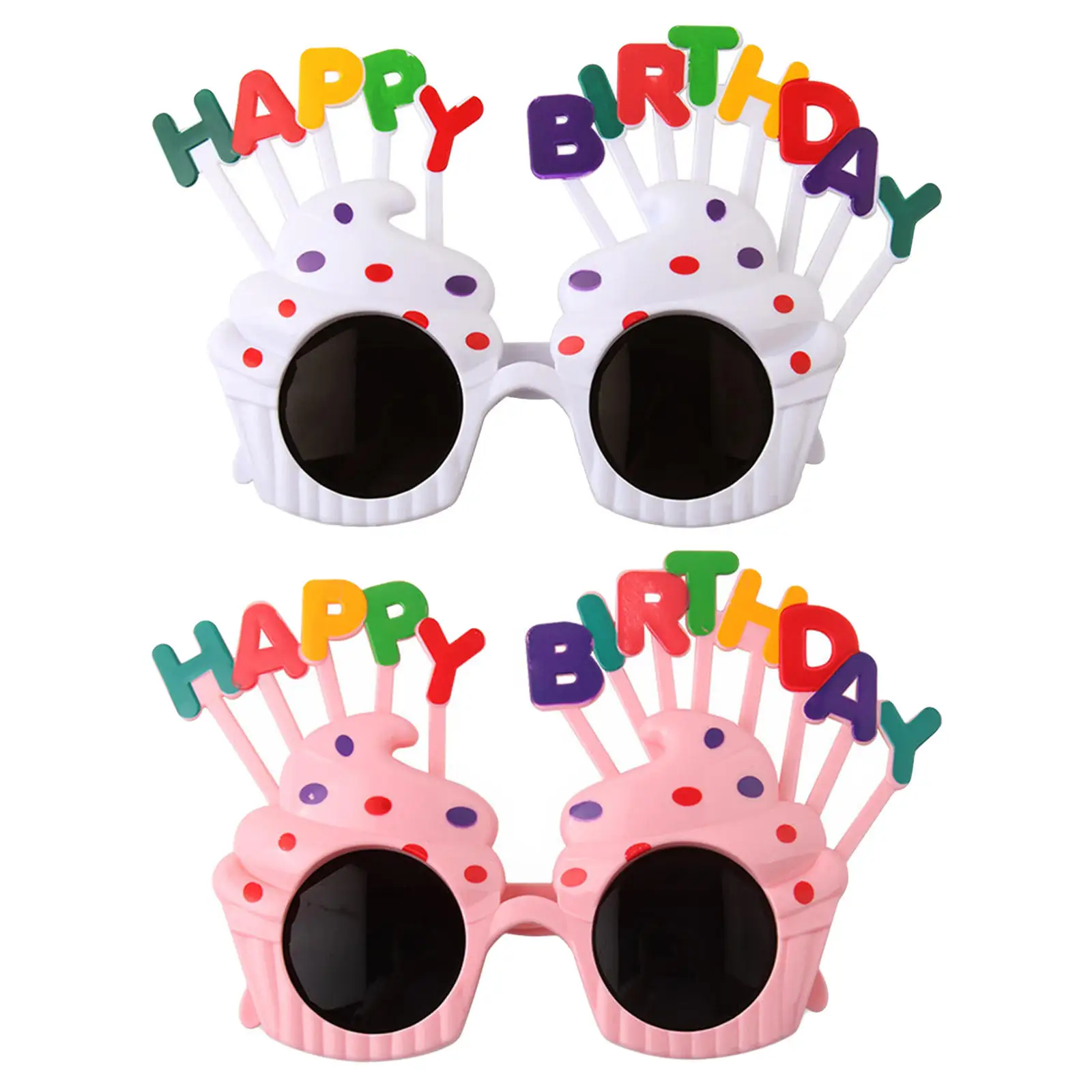 Dress Party Glasses Birthday Sunglasses for Supplies Photobooth Props Decoration