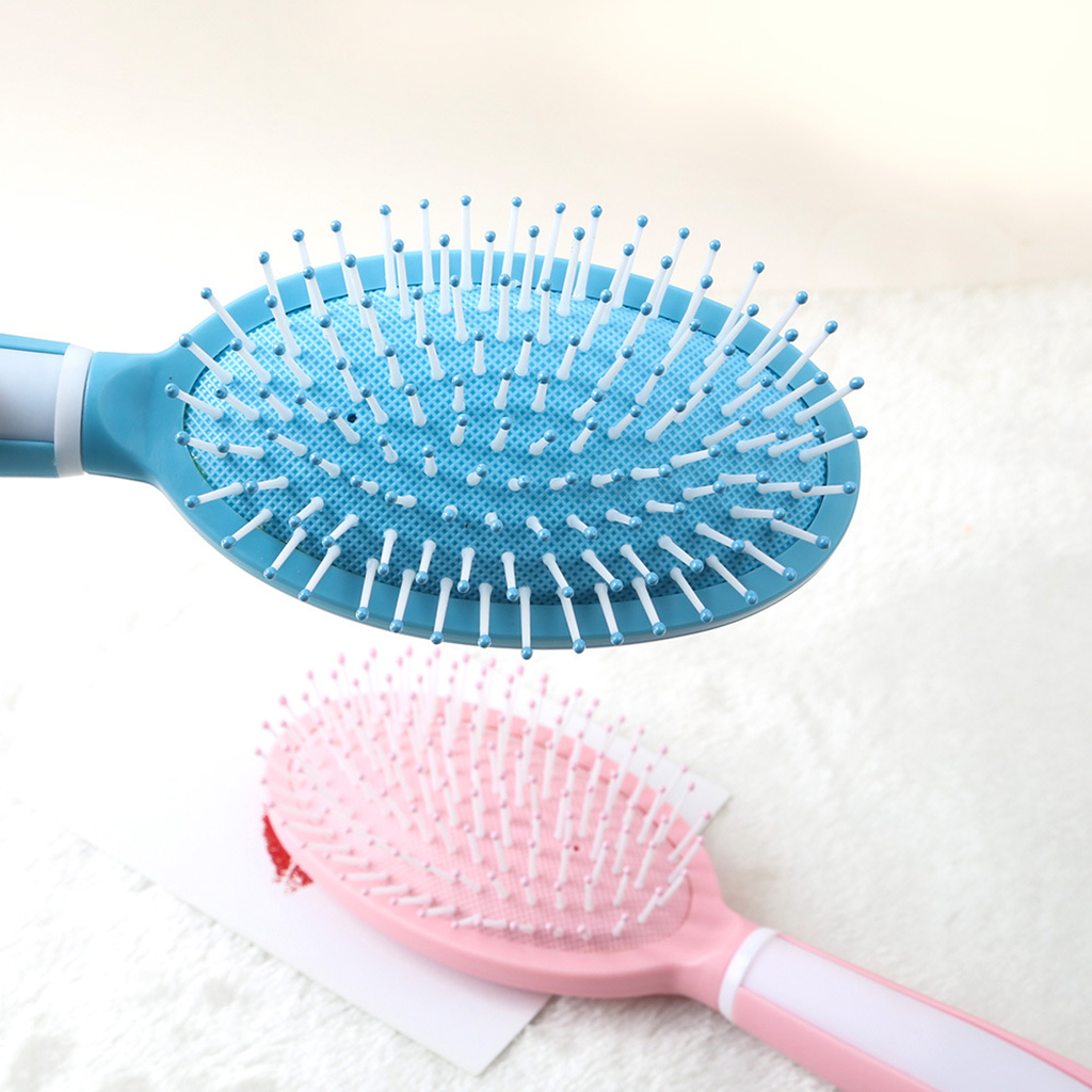 7.9’’ Cushioned Paddle Hair Brush with Scalp Massage Air Bag Non-Static Reduce Frizz, Hair Breakage & Knots