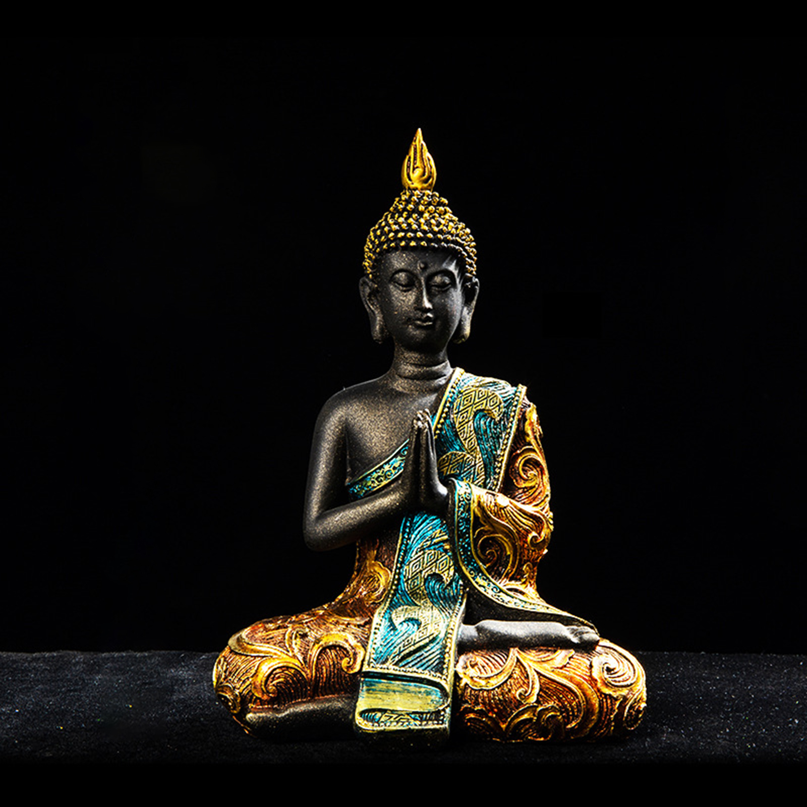 Decorative Buddha Statue Hindu Figurine Sculpture Living Room Decor Craft
