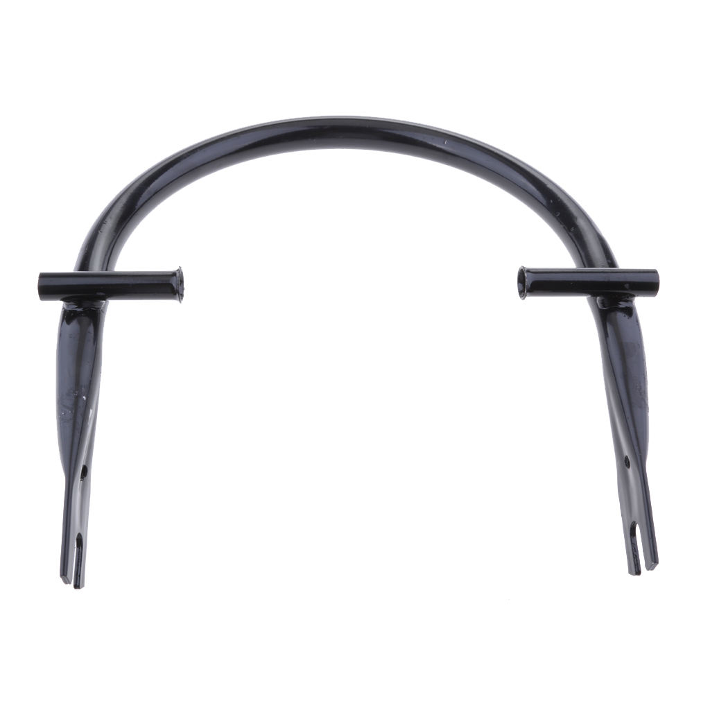 Motorcycle Motorbike Rear Back Handle Bar Grab Rail For Honda CG125 (Black)