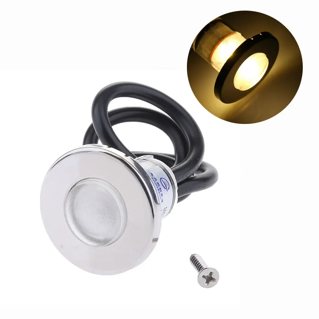 DC 12/24V Stainless Steel Marine boat Yacht LED Navigation Light  Bow Lights Deck Mount IP65 Waterproof