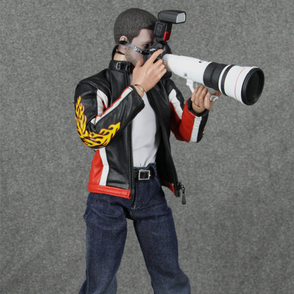 6th Scale DSLR Digital Camera & Lens Set for 12