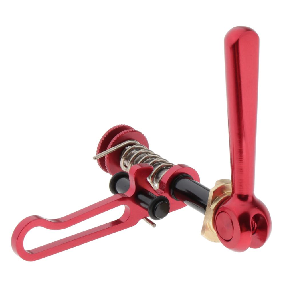 Folding Bike Seatpost Clamp Titanium Alloy Axle Seat Post Clamp Handle Lock Nut Screw Brompton Bike Seatposts Clamps
