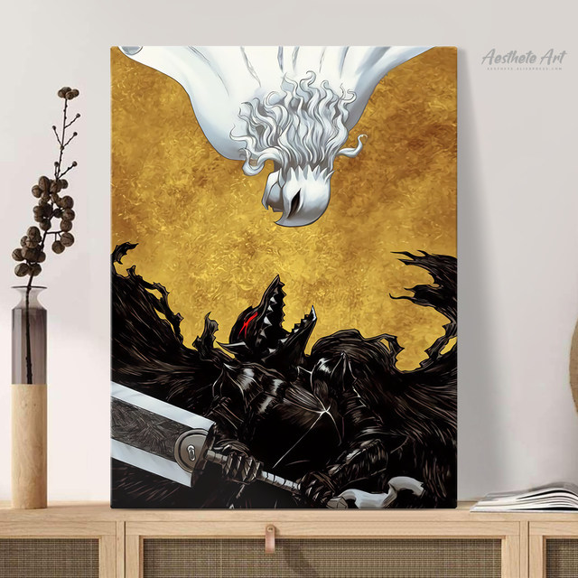 Japanese Anime Berserk Poster Kentaro Miura Manga Kraft Paper Posters  Vintage Home Room Cafe Decor Aesthetic Art Wall Painting - Painting &  Calligraphy - AliExpress