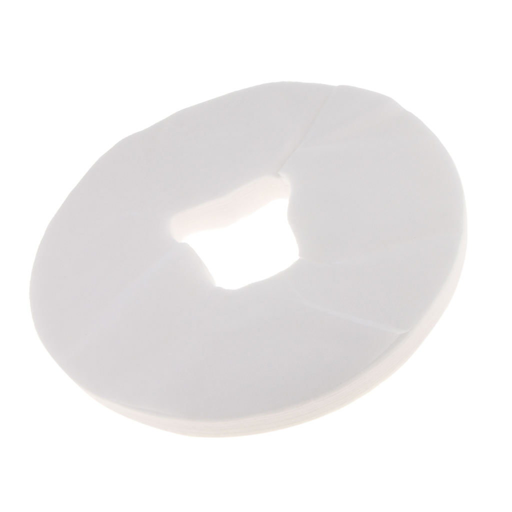 100x Non Woven Disposable Massage Table Bed Cradle Cover White