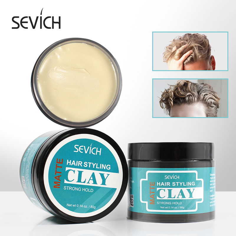 Best of Sevich 100g Hair Clay High Strong Hold Low Shine Hair Styling Wax Fashion Matte Finished Hair Styling Clay Daily Use Mens 80g Reviews & Tips