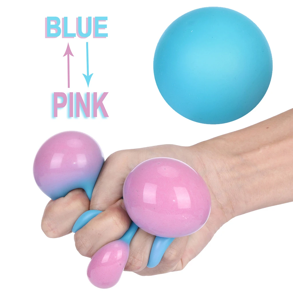 Kids Adult Squeeze Anxiety Ball Hand Fidget Toy Stress Relief Sensory Toy