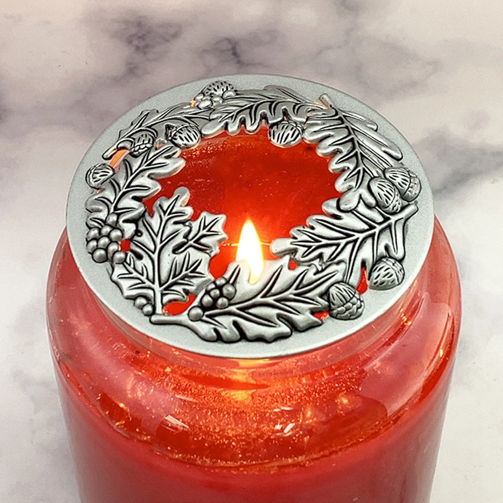 Jar Candle Topper - Candle Toppers to Burn Evenly Home Decor Accessories Candles Shades Sleeves Cover Top Lid