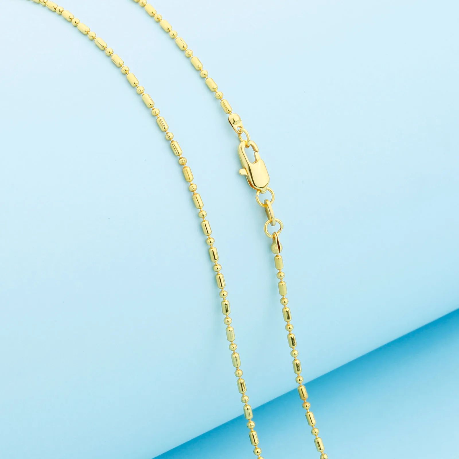 5PCS bijoux 16-30 in 18K Gold Filled Fox Tail Chaînes Colliers Wholesale 