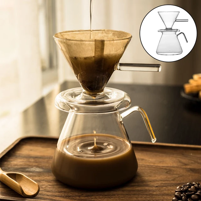 Home Pour Over Coffee Brewer -hand-drip Coffee Maker Pot With