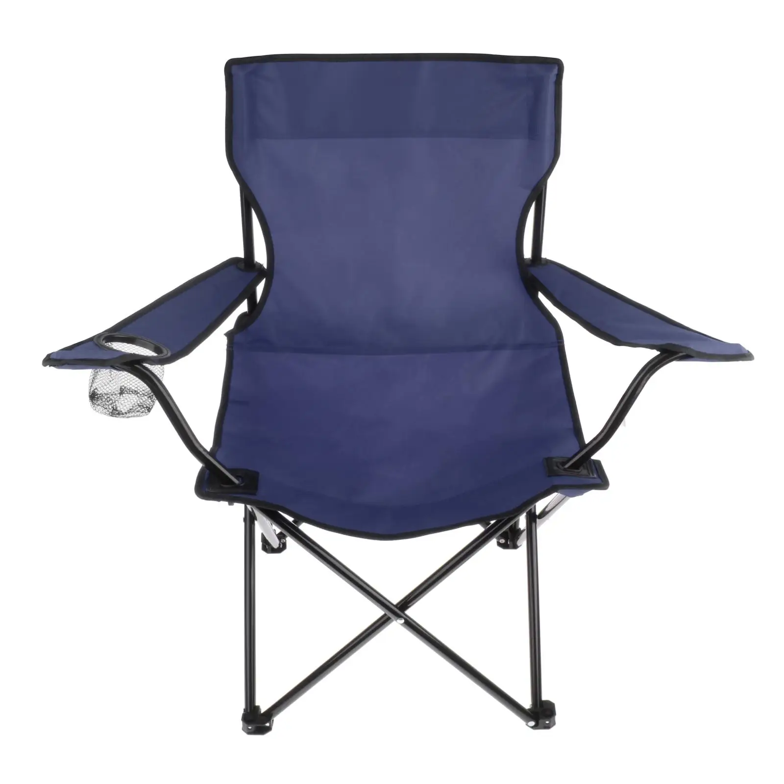 Folding Camping Chairs Folding Chairs with Cup Holder Arm Rest Outdoor Fishing Beach Garden Travel Heavy Duty Seat