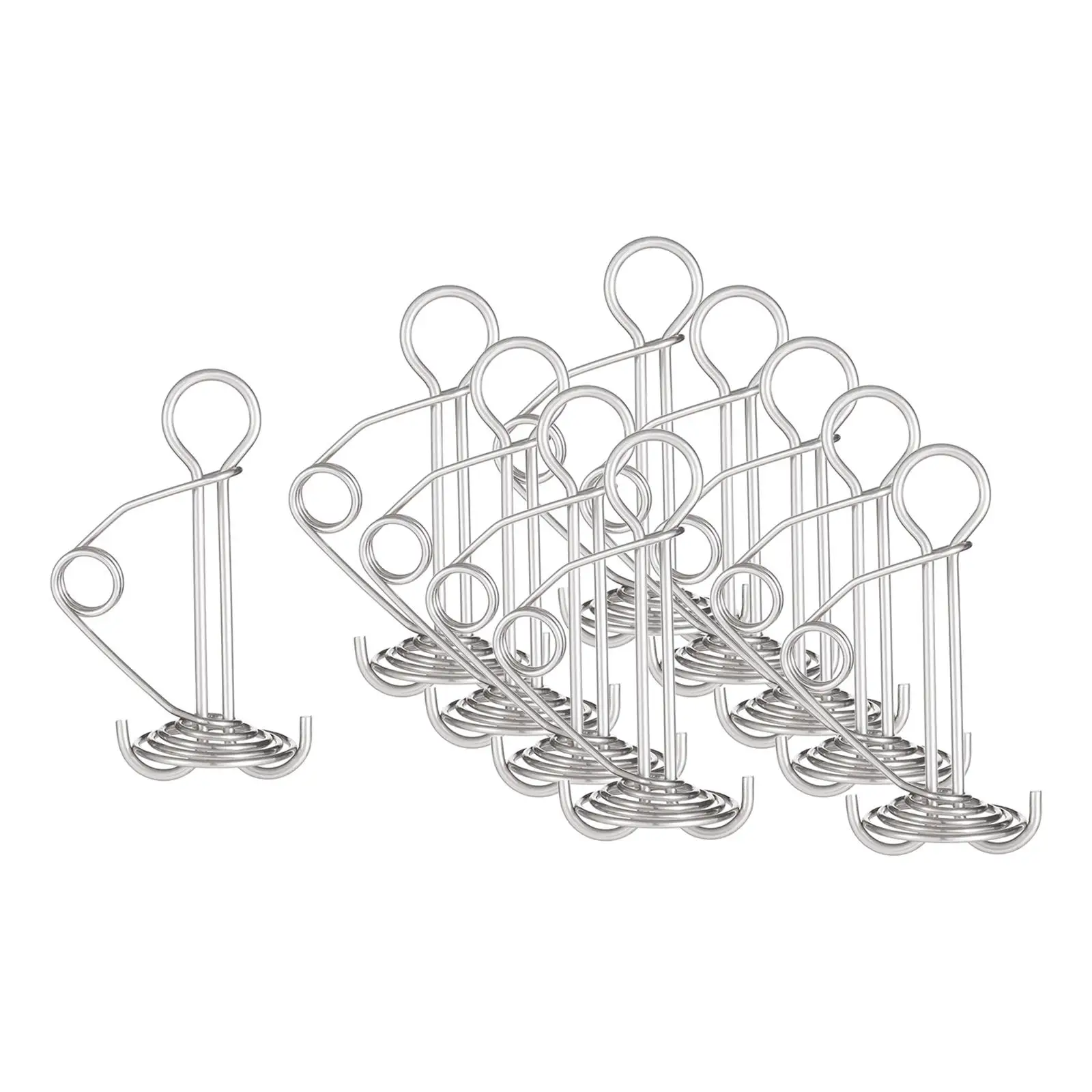 10 Pack Deck Anchor Peg Rope Buckle Spring Buckle Awning Tree Picks