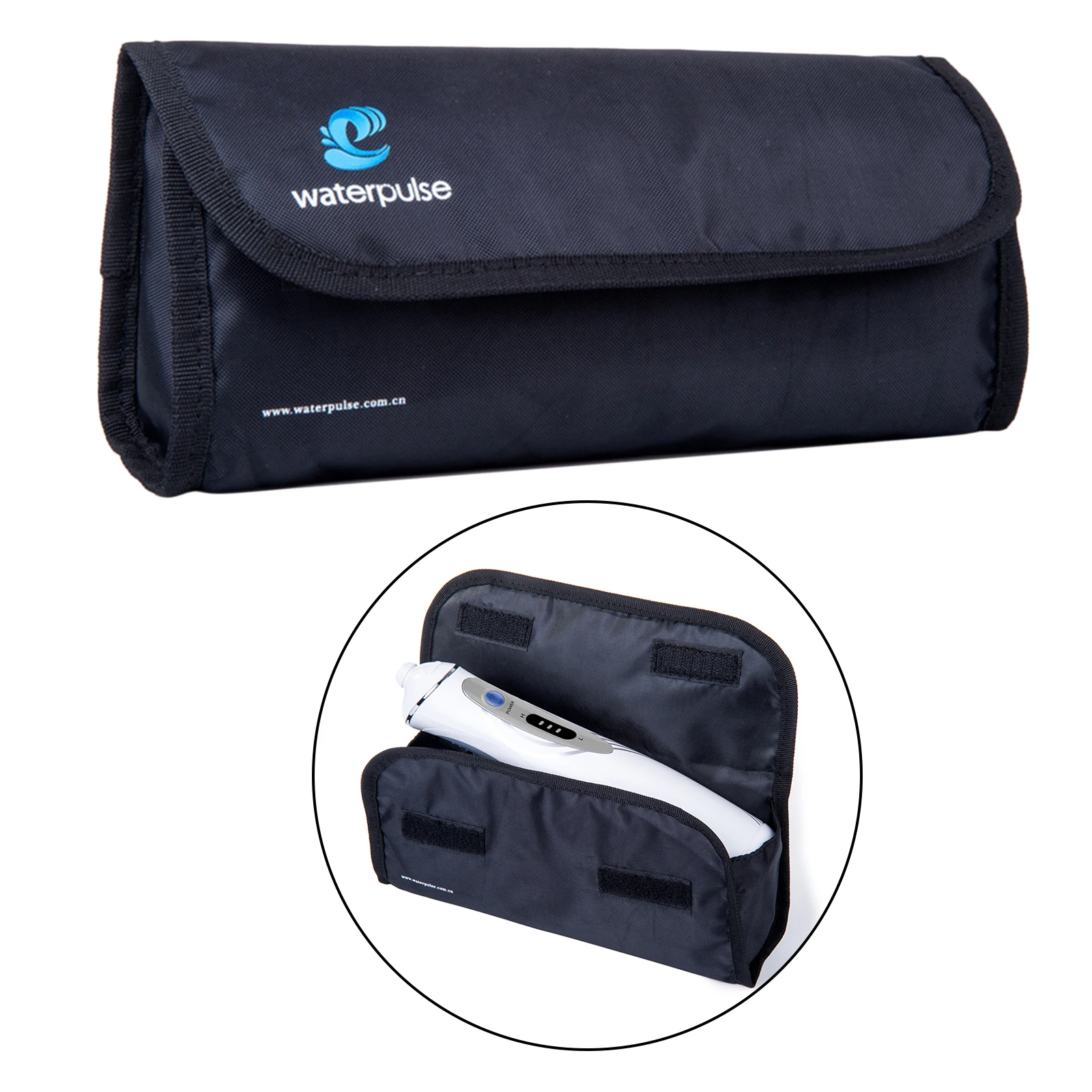 Travel Case Carrying Pouch Storage Bag for  Water Flosser Dark Blue
