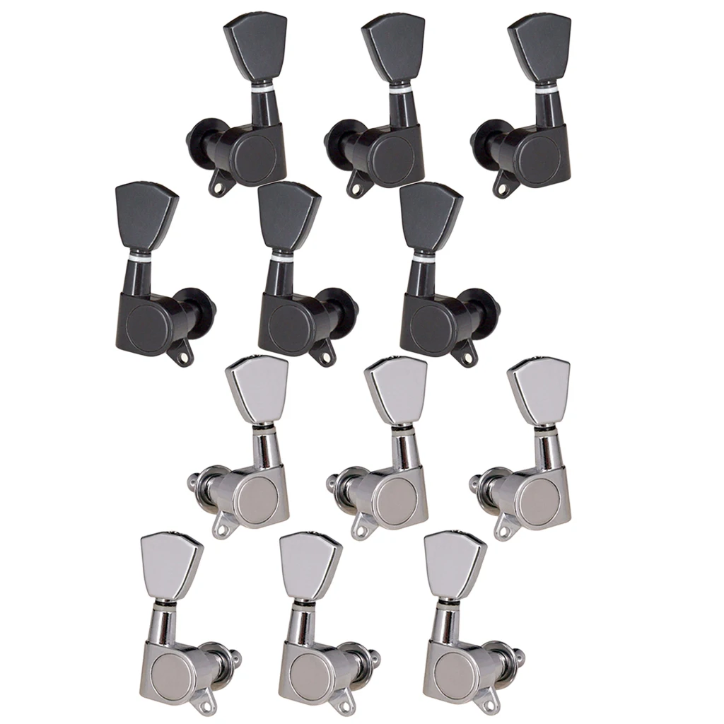 6 pcs Acoustic Electric Guitar Tuning Pegs Machine Head Tuners Replacement Stringed Instruments
