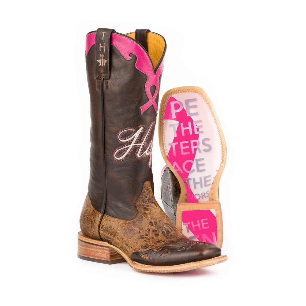 breast cancer awareness cowgirl boots