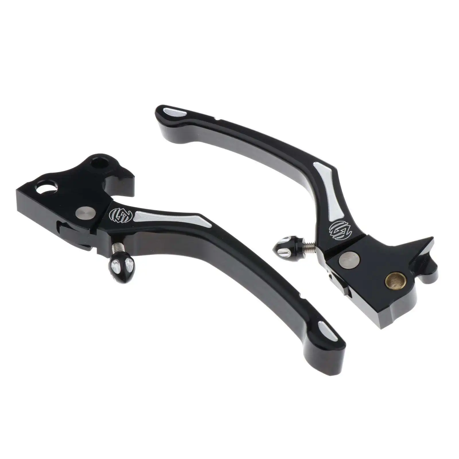 1 Pair Regulator Clutch Brake Lever Accessories for 04-13 XL , Black