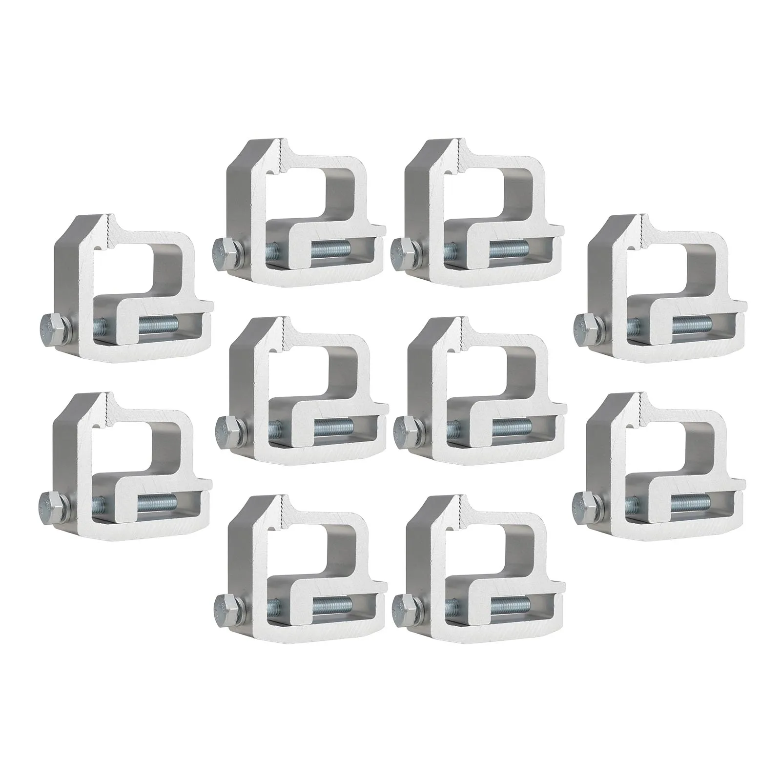 Mounting Clamps Truck Caps Camper Shell for    1500 2500 3500 and More Pick-up Truck Models Truck Bed Parts Silver