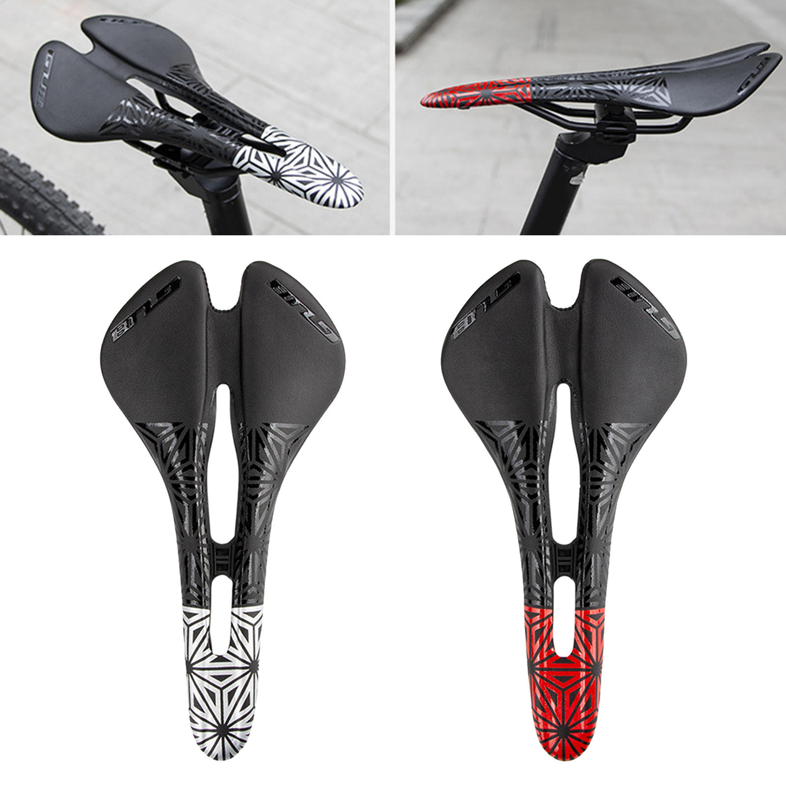 Comfortable Bike Saddle Road Bikes Bicycle Seat Cushion Replacement Padded for Adults Waterproof MTB Cycling Seat Saddle Parts