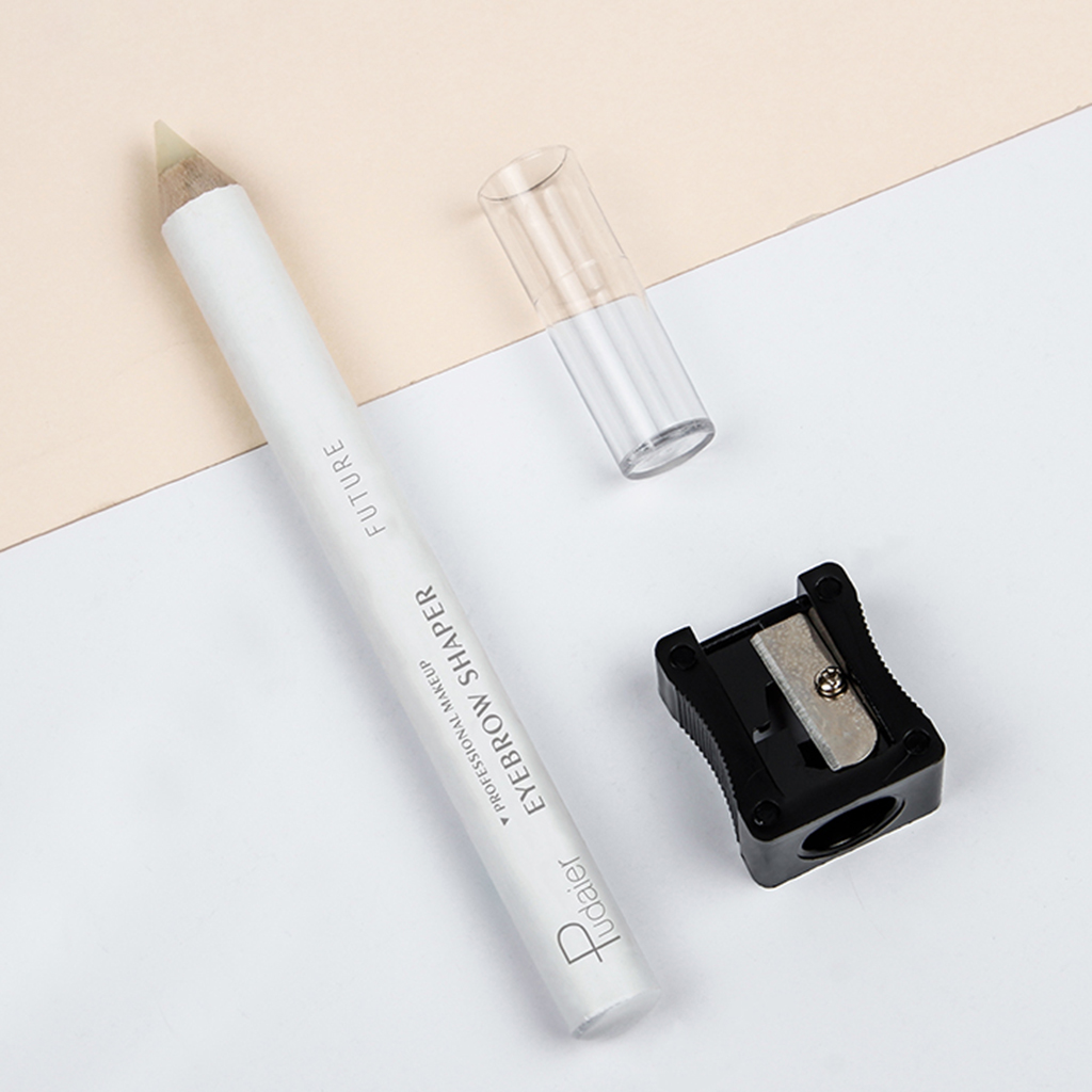 Waterproof Sweatproof Eyebrow Fixing Pencil Brow Shaper w/ Pencil Sharpener