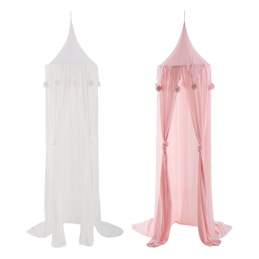 Baby Bed Canopy Mosquito Net Crib Netting Tent Curtains Tent Curtain Bedding Round Dome Tent Room Hanging Decor