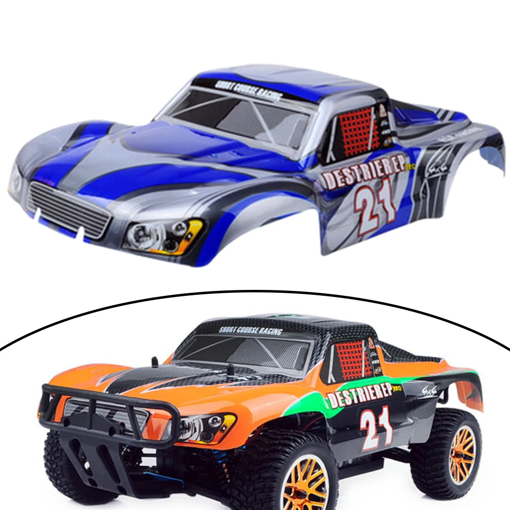 RC ABS Plastic Body Shell with Stickers Decor Replace for HSP 94155 94170 RC 1:10 Scale Remote Control High Speed Racing Car DIY