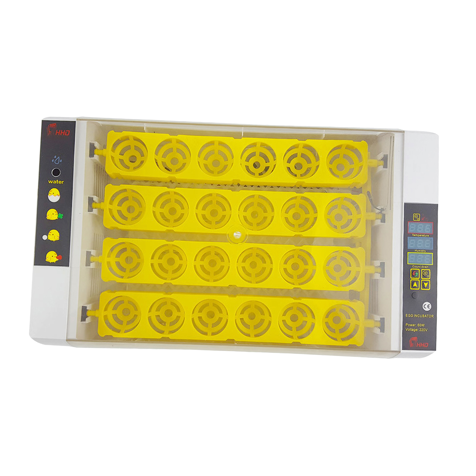 24 Egg Incubator Automatic Digital Farm Duck Chicken Hatcher 360 Turning
