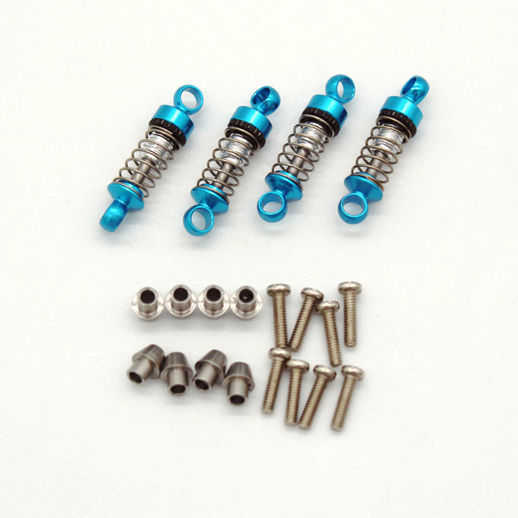 4Pcs Aluminum Alloy Shock Absorber Upgrade Parts for WLtoys K989 K969 K979 P929 1/28 RC Model  Car Replacement