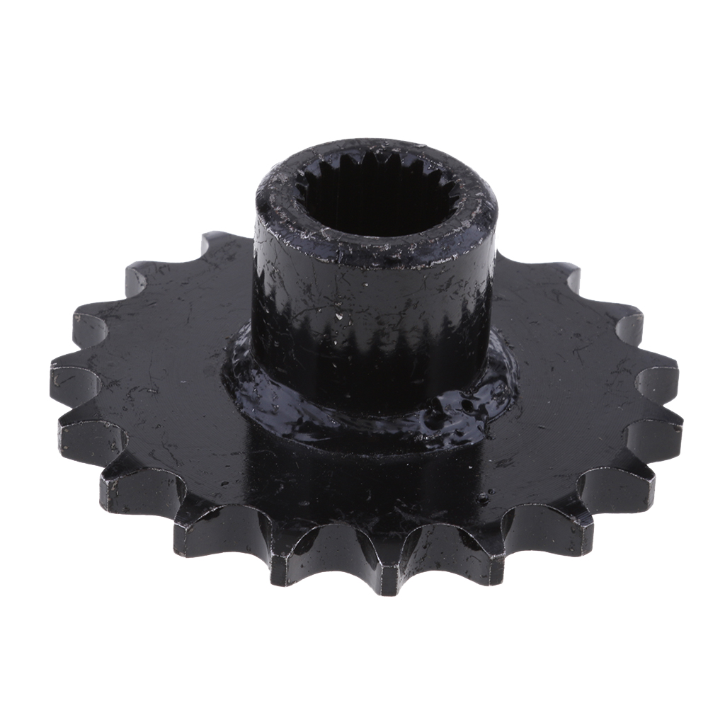 19 Teeth 428 Front Chain Sprocket Cog Gy6 125 150cc Quad Dirt Bike ATV Buggy Metal 19T Rear Sprocket Cog for 428 Chain Black