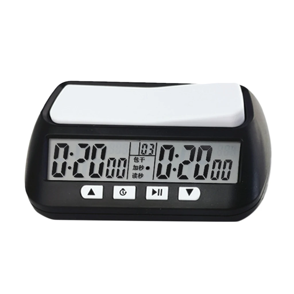 Digital Chess Clock Count Up Down Timer for Chess Board Game