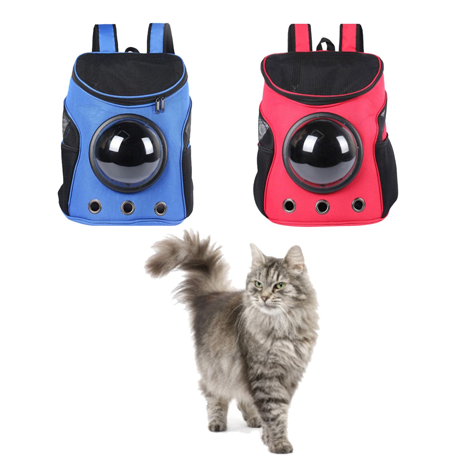 Portable Pet Capsule Backpack Cat Carrier Bubble Bag Waterproof Travel Backpack