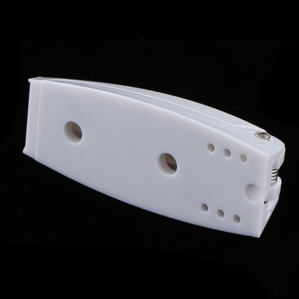 White RV Plastic Baggage Door Catch Holder Motorhome Camper Trailer Travel Latch