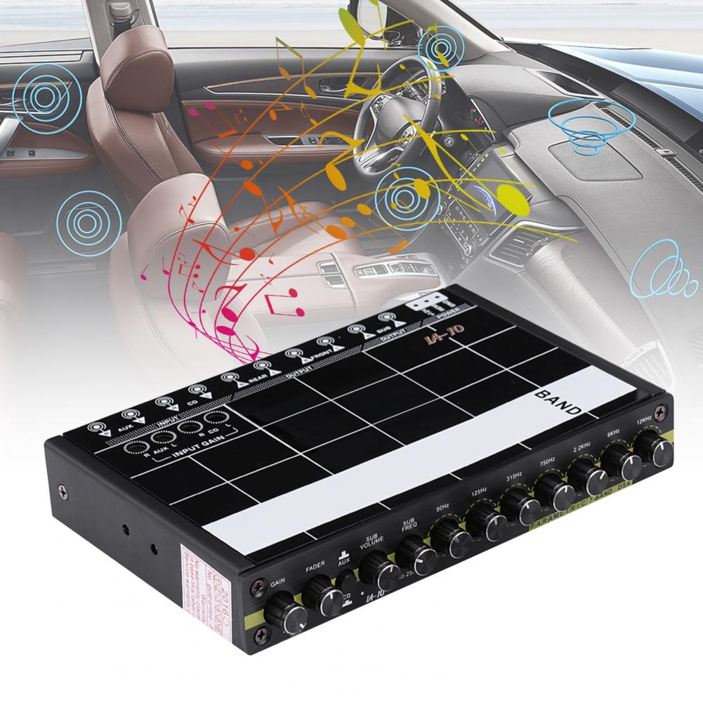 Title 2, Audio Equalizer High Sensitivity Universal ABS ...