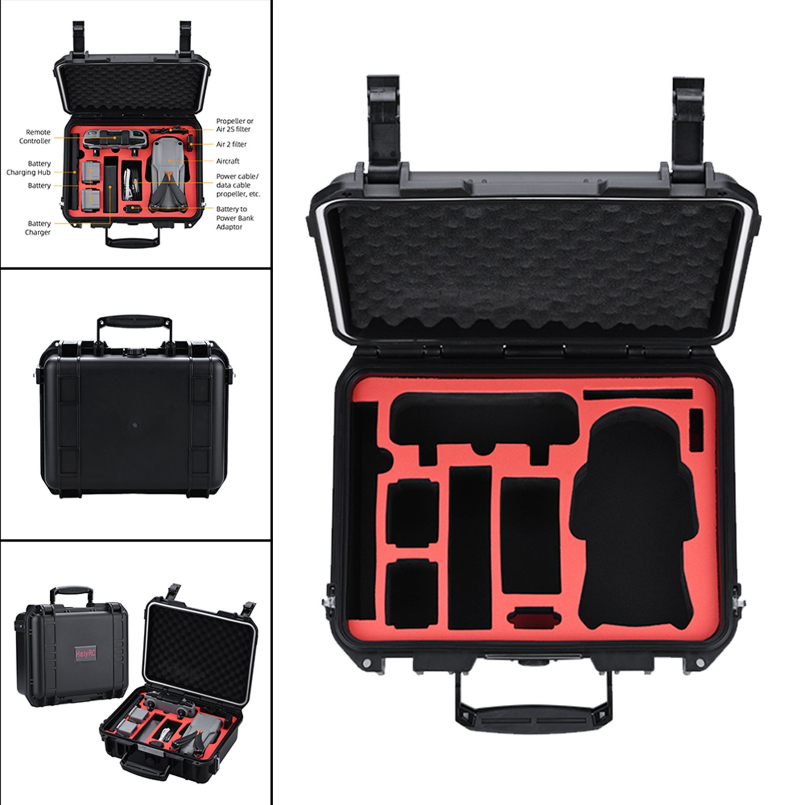 Portable Traveling Drone Hard Case Storage Shockproof Carrying Case Handbag for DJI Mavic Air 2S Accessories