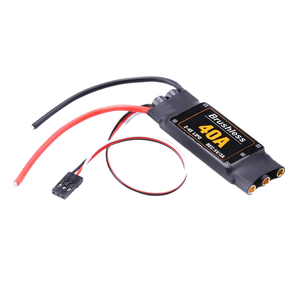 40A Brushless ESC BEC 5V/ 3A without   for Model Airplane Drone Parts