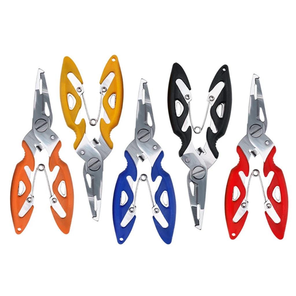 Stainless Steel Lure Cutter Hook Remover Fishing Plier Scissor Tackle Ropes
