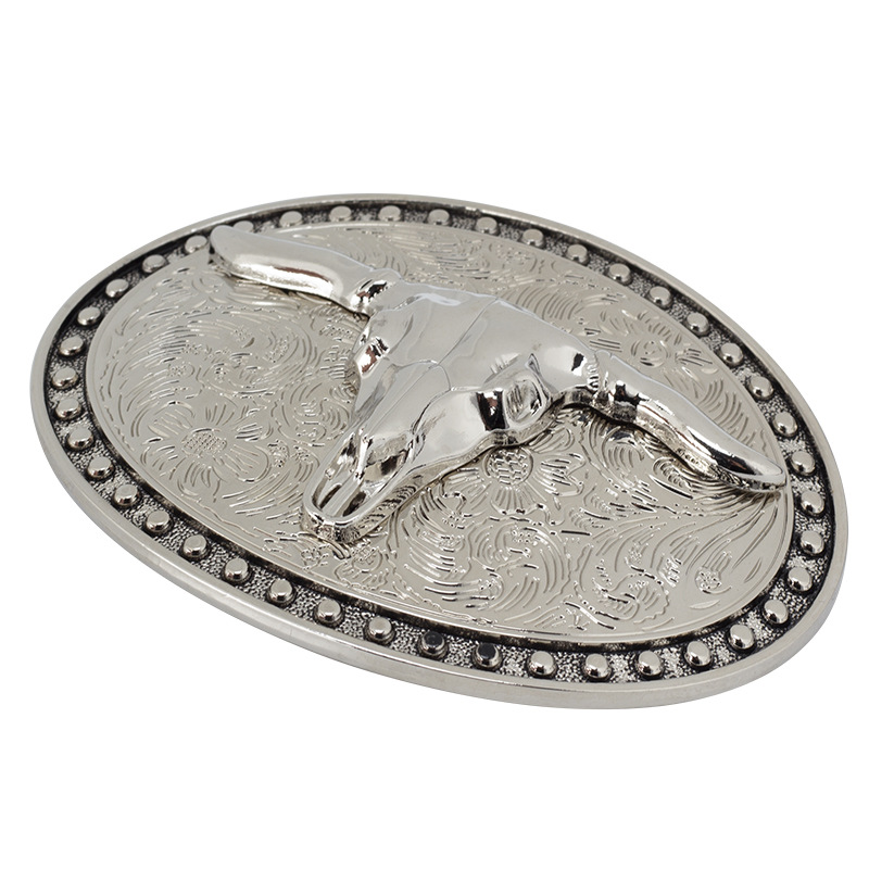 Bull Schädel Legierung Gürtel Schnalle Westlichen Cowboy Stierkämpfer Schnalle Ohne Gürtel – Detail 5