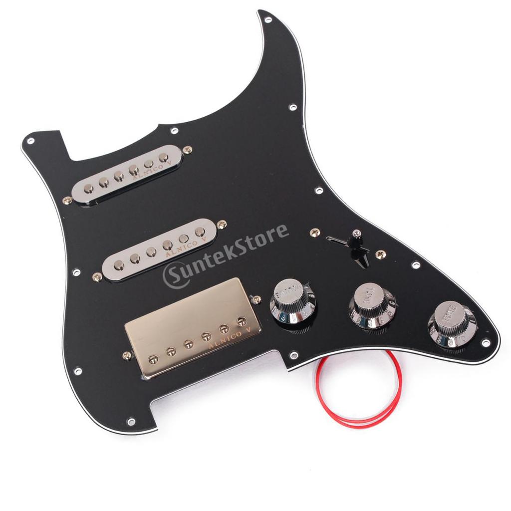 Pre-wired Pickguard SSH Alnico 5 Humbuckers for ST SG Electric Guitars