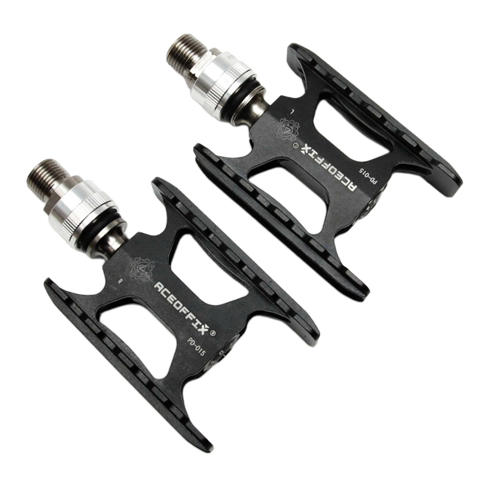 Folding Bike Pedal, Mountain Bicycle Pedals Quick Release Pedals for Brompton Cycling Platform Pedal with 3 Sealed Bearings