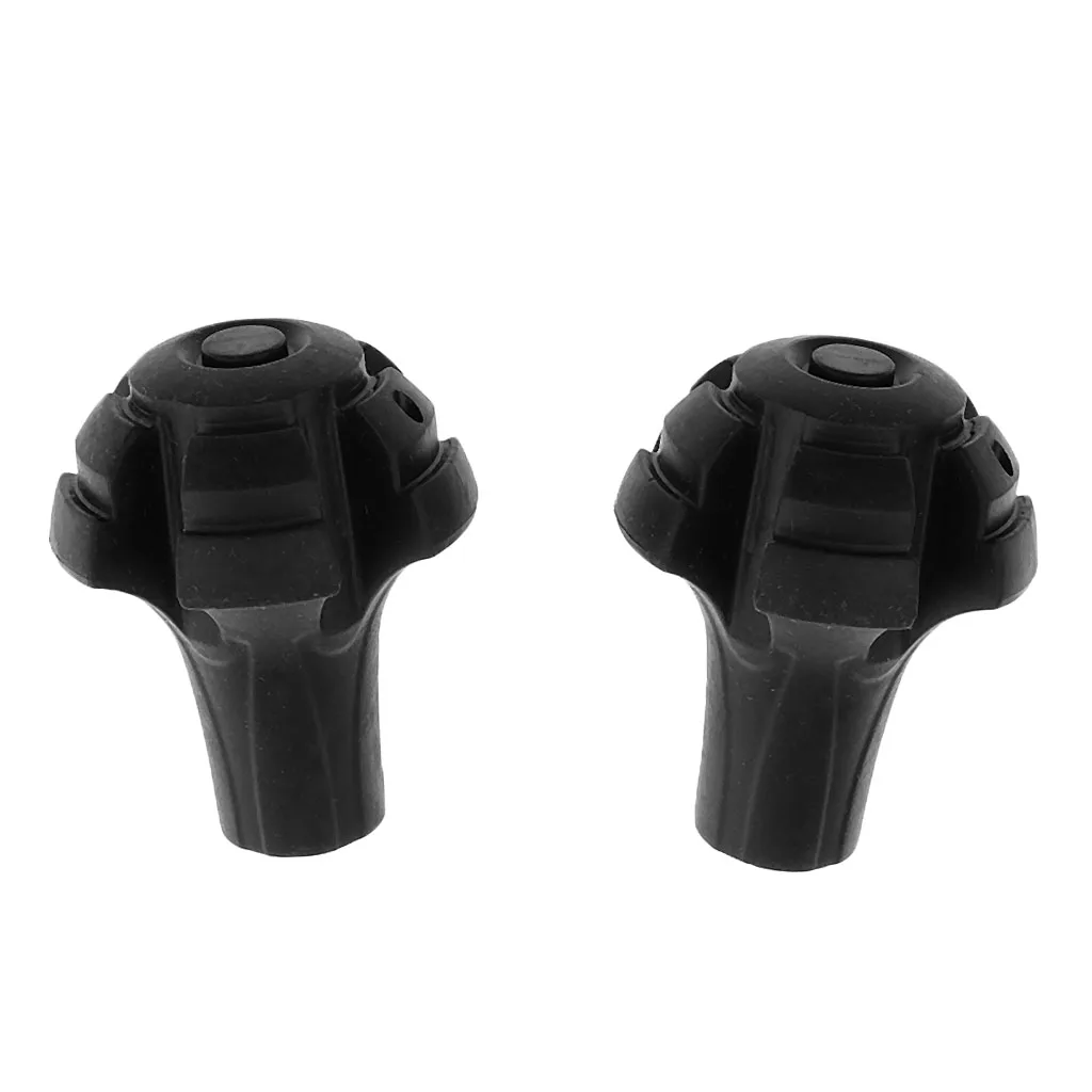2Pcs Trekking Pole Rubber Tip End Caps Hiking Pole Replacement Tips Climbing Walking Stick Pin Tips Protectors