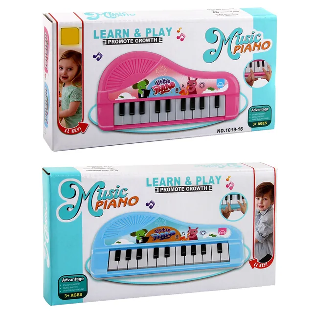 Junlucki Teclado de piano, teclado de piano, brinquedo para meninas,  presentes musicais para crianças e bebês (piano estéreo atualizado) branco)