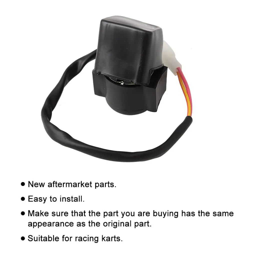Ignition Coil Solenoid Relay Kit fits Go Kart Moped GY6 50cc 125cc 150cc