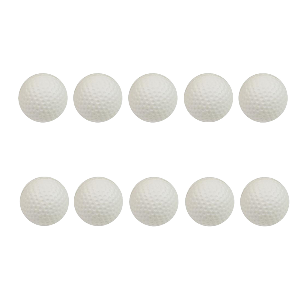 2021 Golf Balls Practice Ball PU Dimpled Elastic Training Soft Foam ...